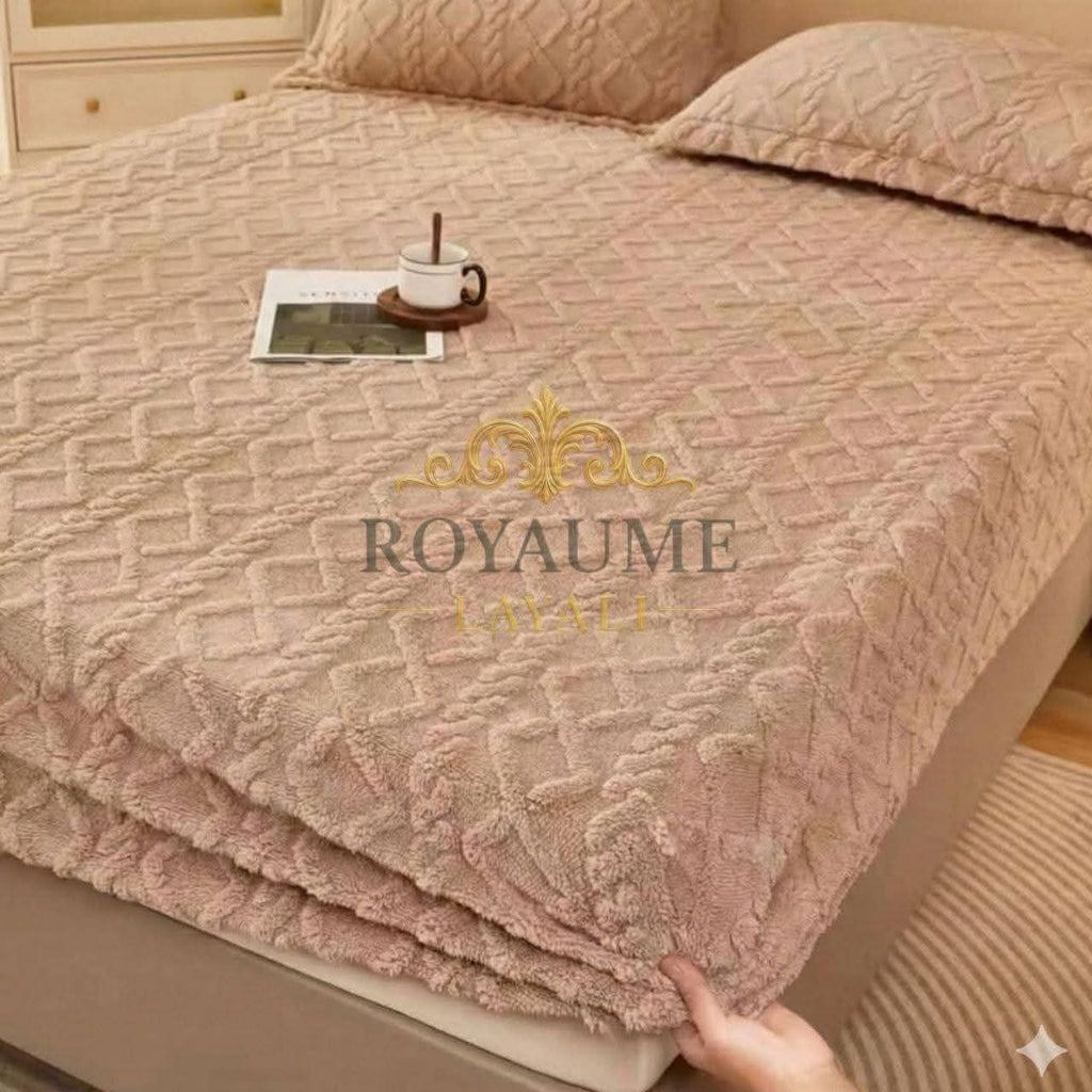 Housse de Lit Zigzag Aloucha – 210 × 230 cm