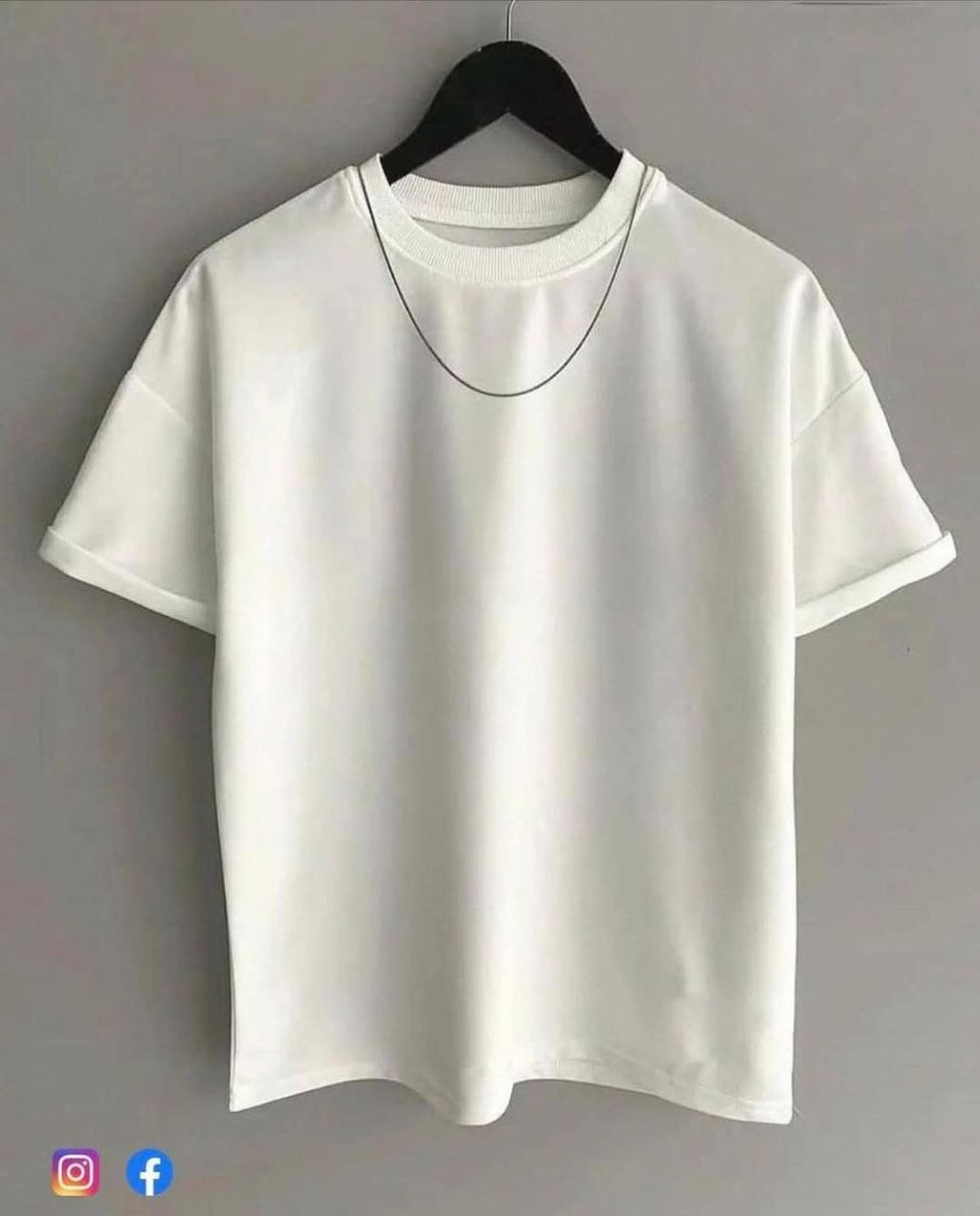 T-shirt Oversize Uni Blanc