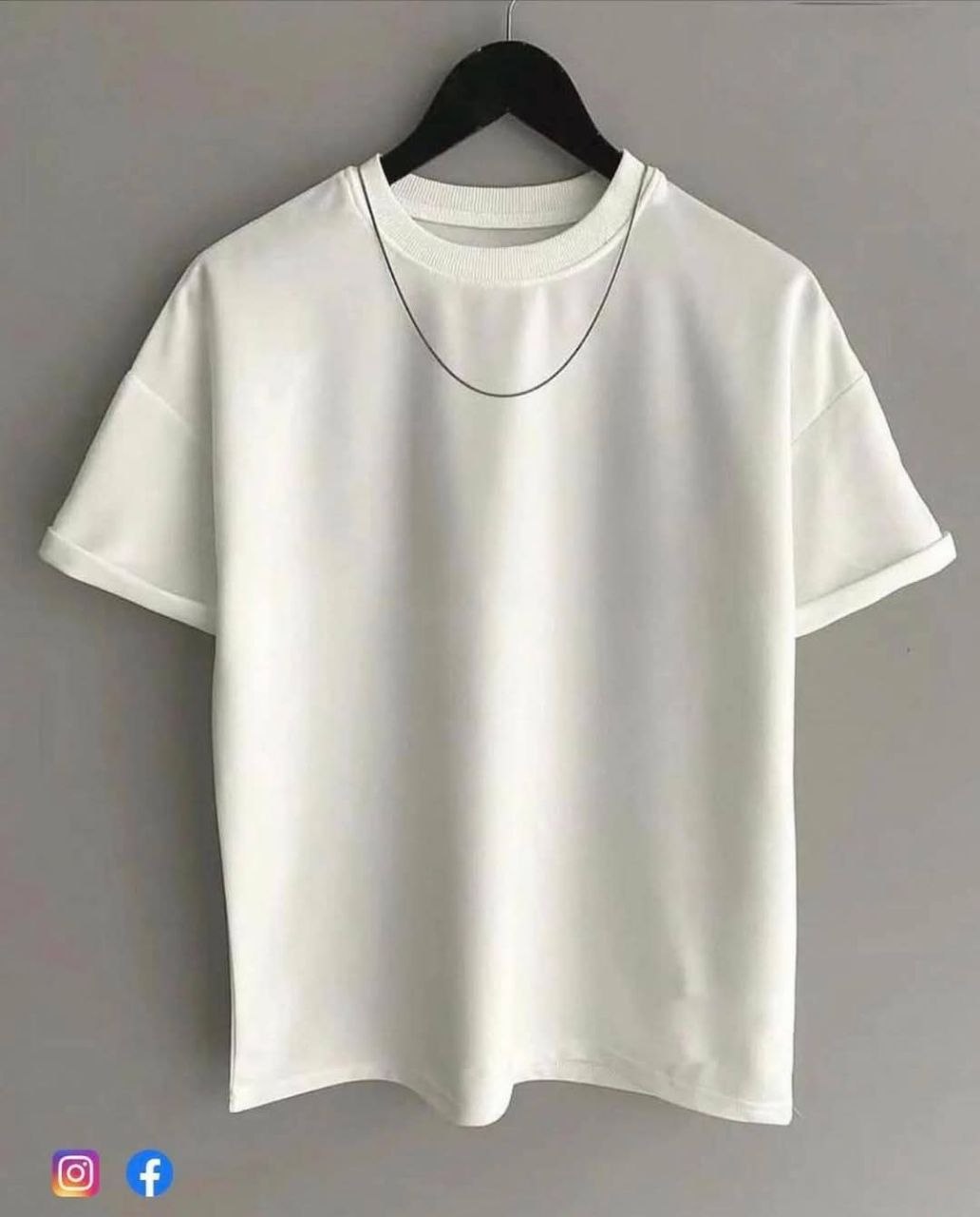 T-shirt Oversize Uni Blanc