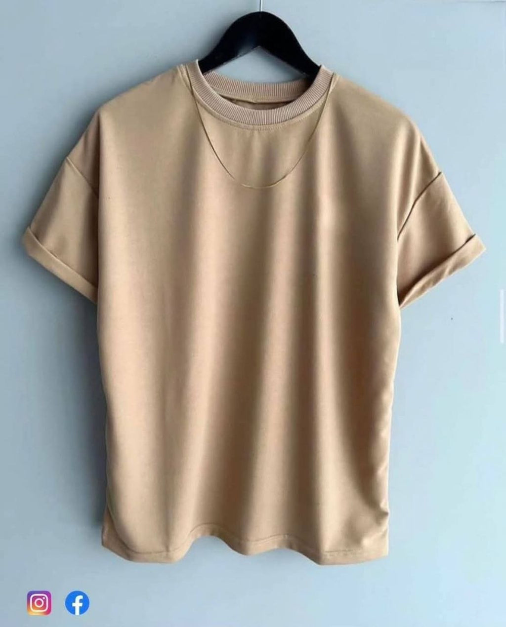 T-shirt Oversize Uni Beige
