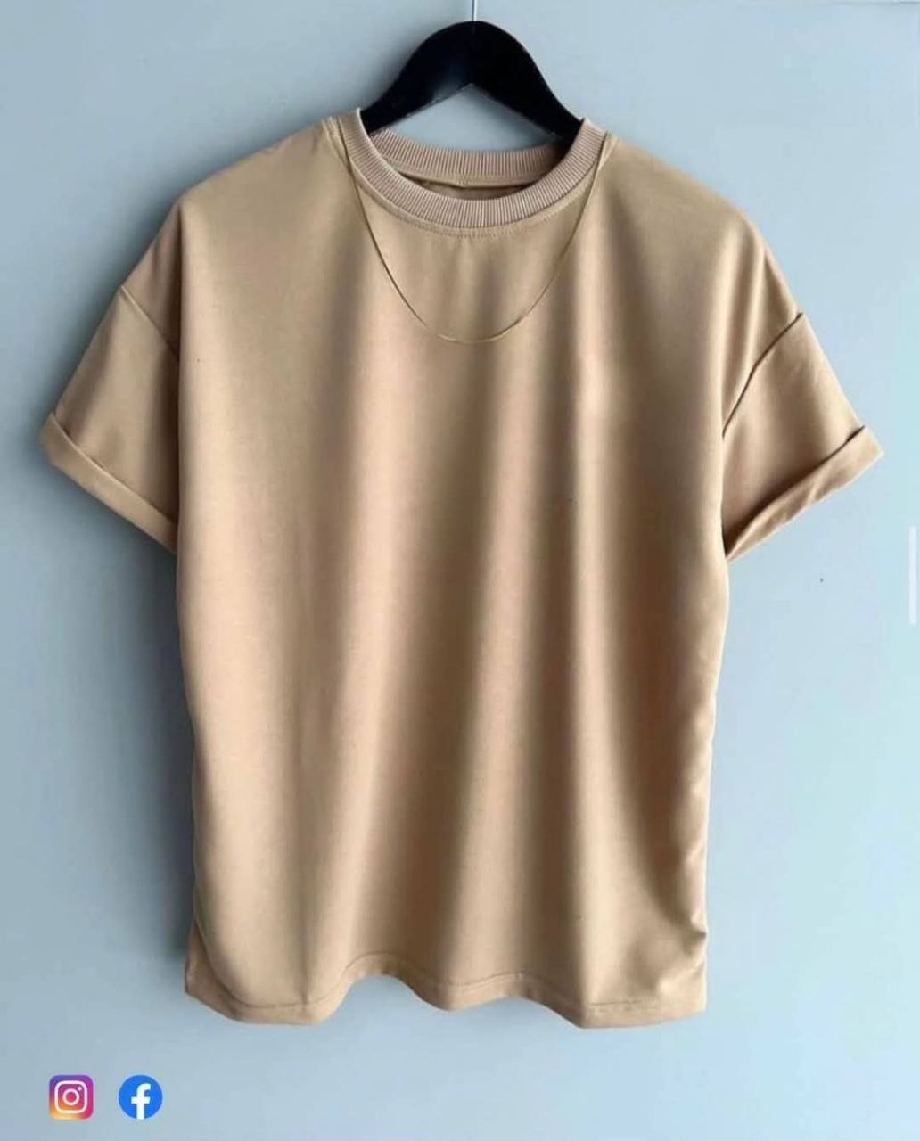 T-shirt Oversize Uni Beige