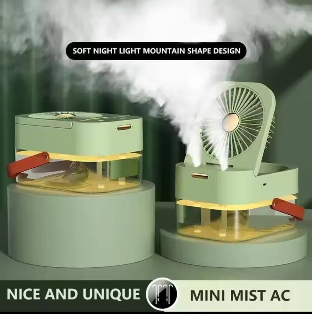 Ventilateur Portable 2-en-1 avec Humidificateur
