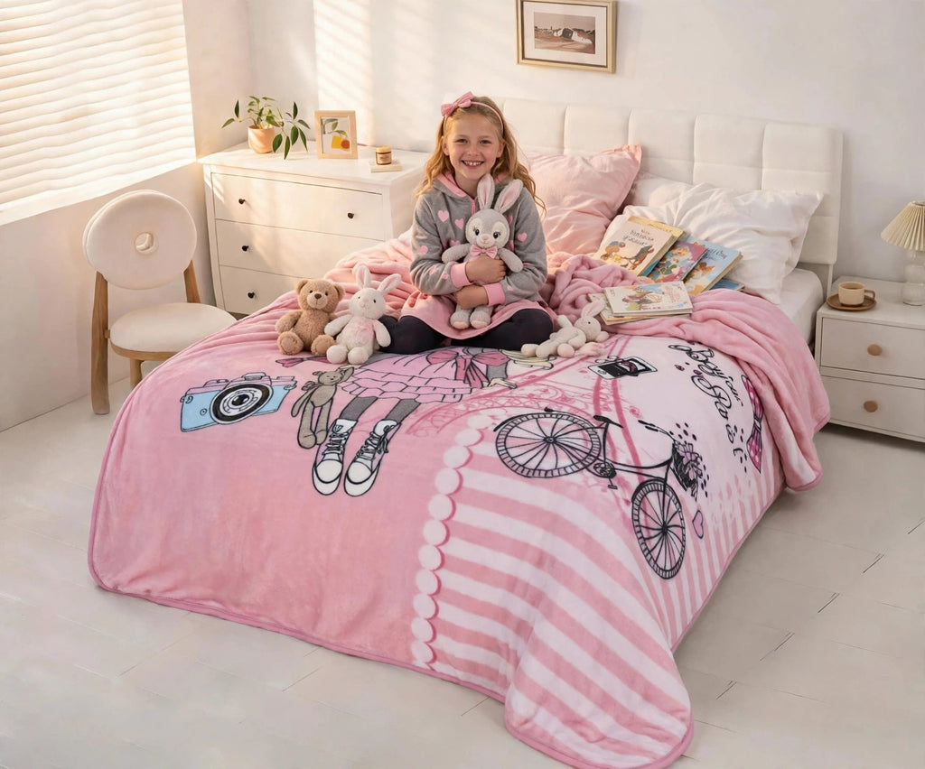 Couverture Enfant 1.5 Places 160x220 cm – Douceur & Design Moderne