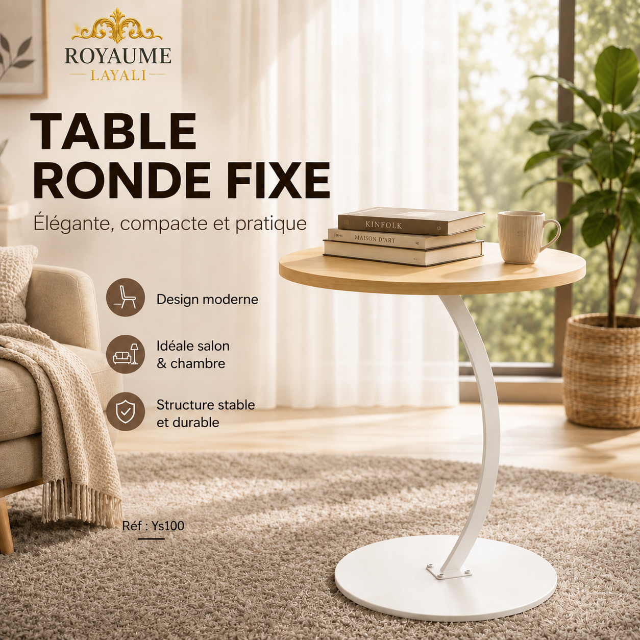 Table d’appoint Rond