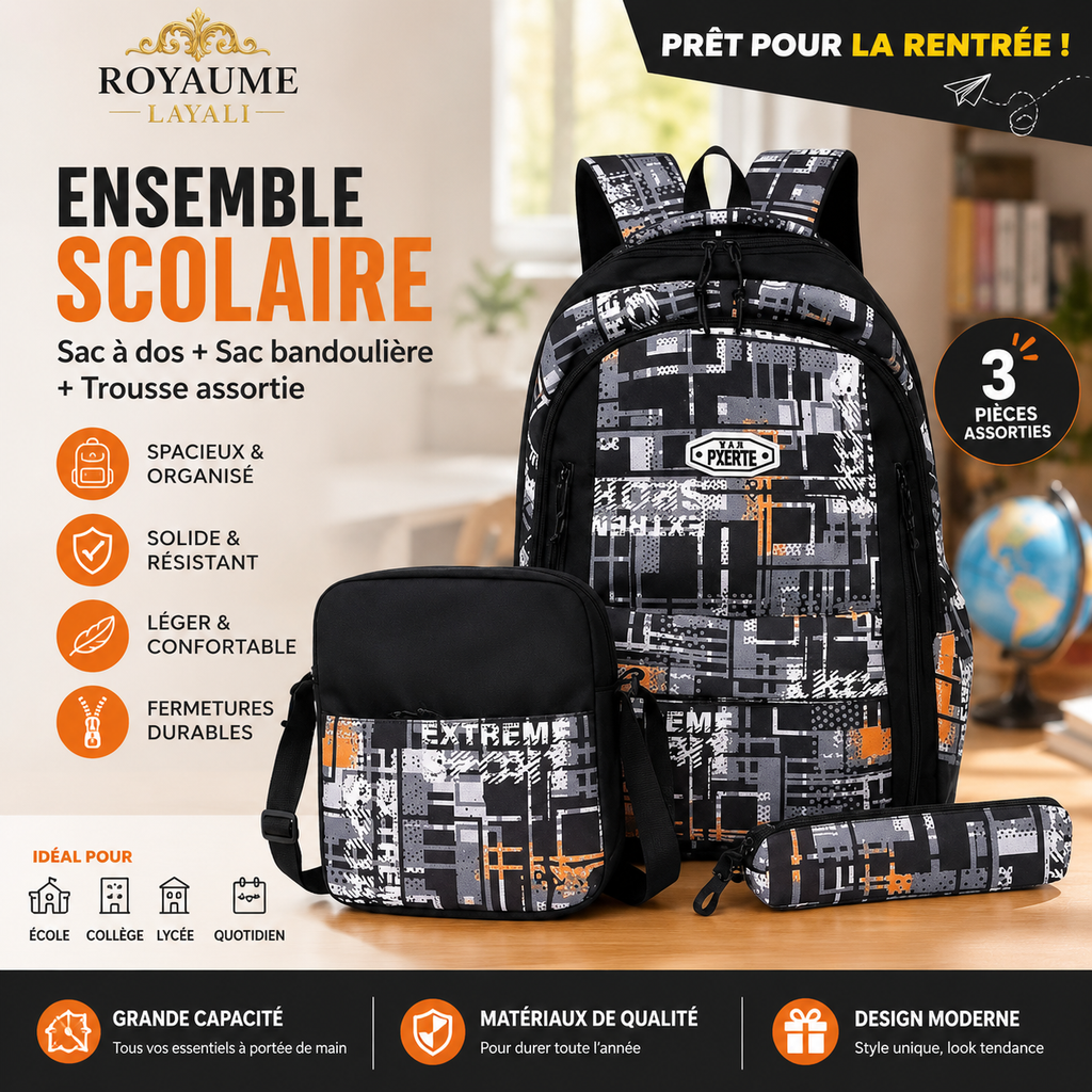Collection Sacs à Dos Scolaires — Promotion Limitée