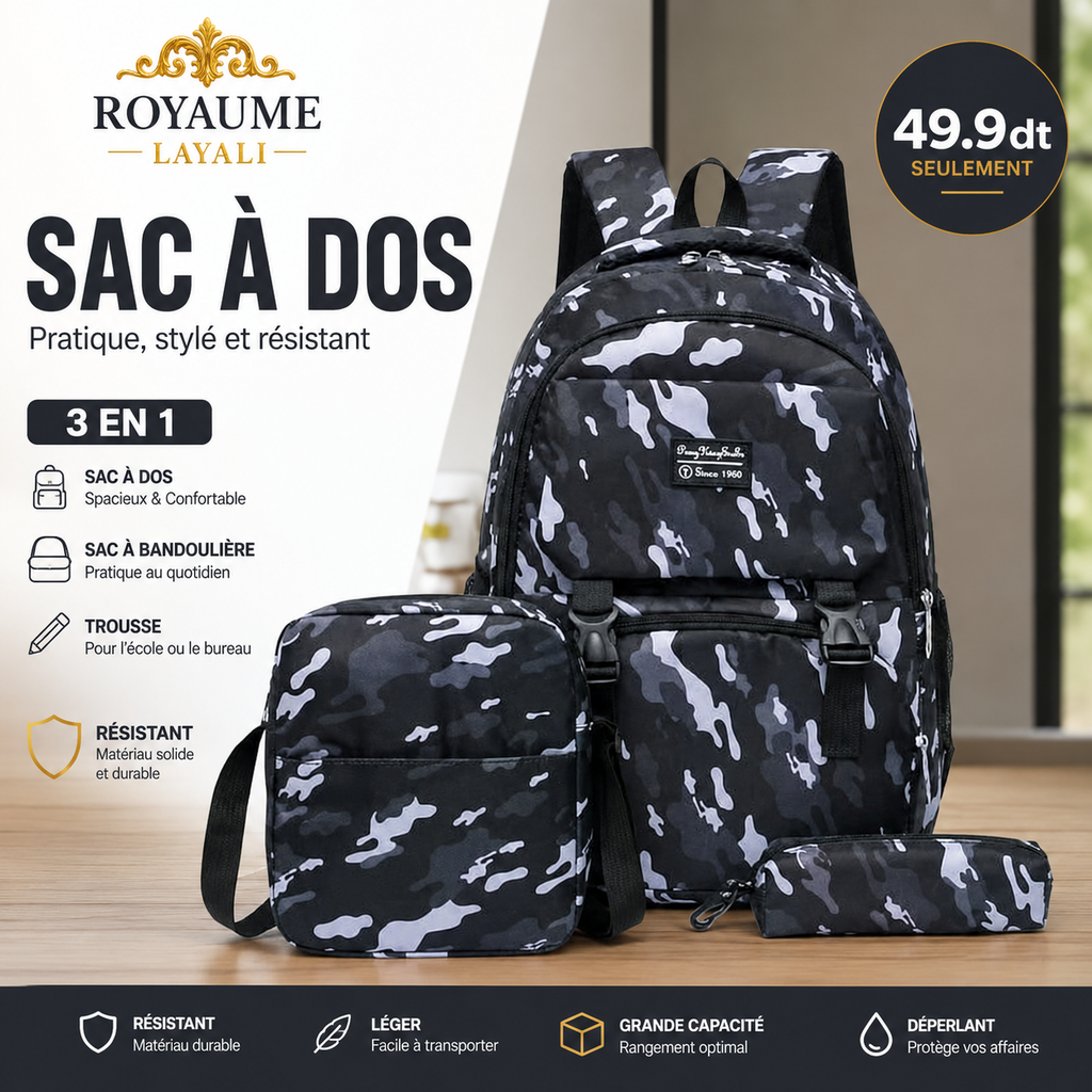 Collection Sacs à Dos Scolaires — Promotion Limitée