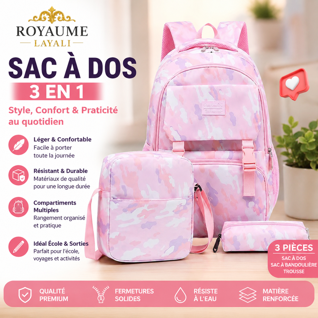 Collection Sacs à Dos Scolaires — Promotion Limitée