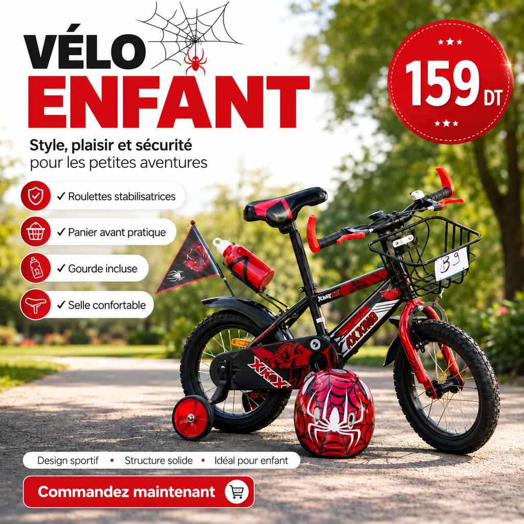Vélo Enfant sécurité  confort - 2 Ans / 6 Ans