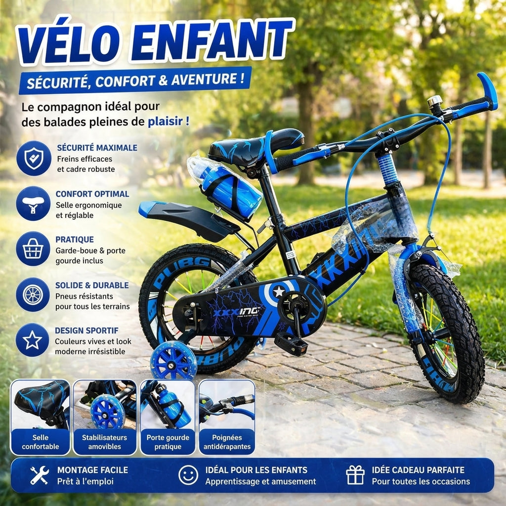 Vélo Enfant sécurité  confort - 2 Ans / 6 Ans
