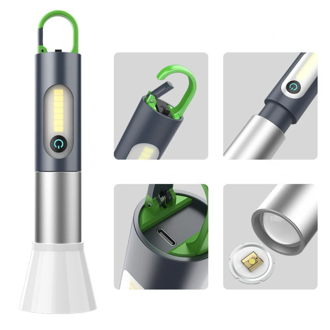 Lampe Camping Multifonction 2-en-1