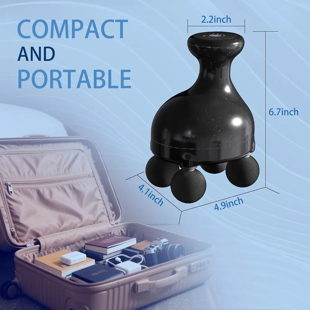 Appareil de Massage Électrique 360° – Compact, Silencieux et Rechargeable